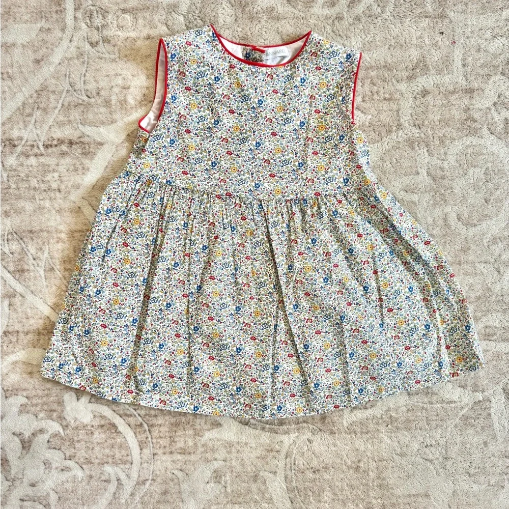 Annabel California Floral Dress - Liberty Cotton - Size 12-18 Months